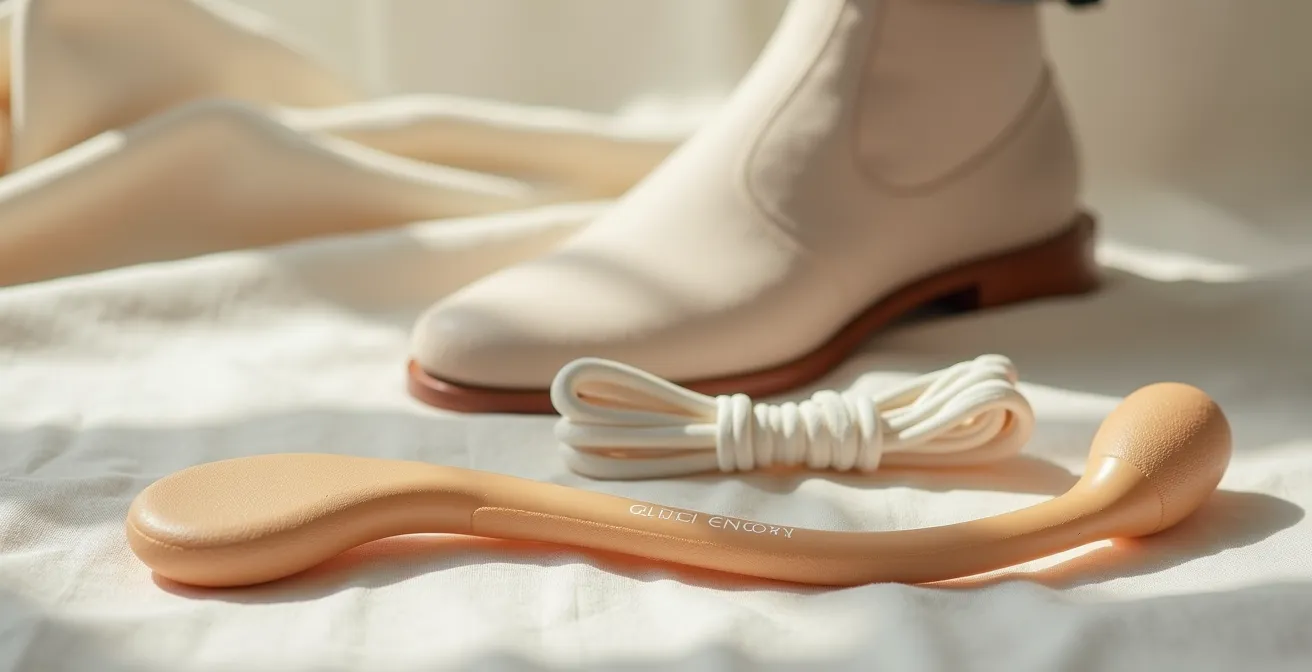 Outils d'aide à l'habillage incluant enfile-chaussette et chausse-pied long manche