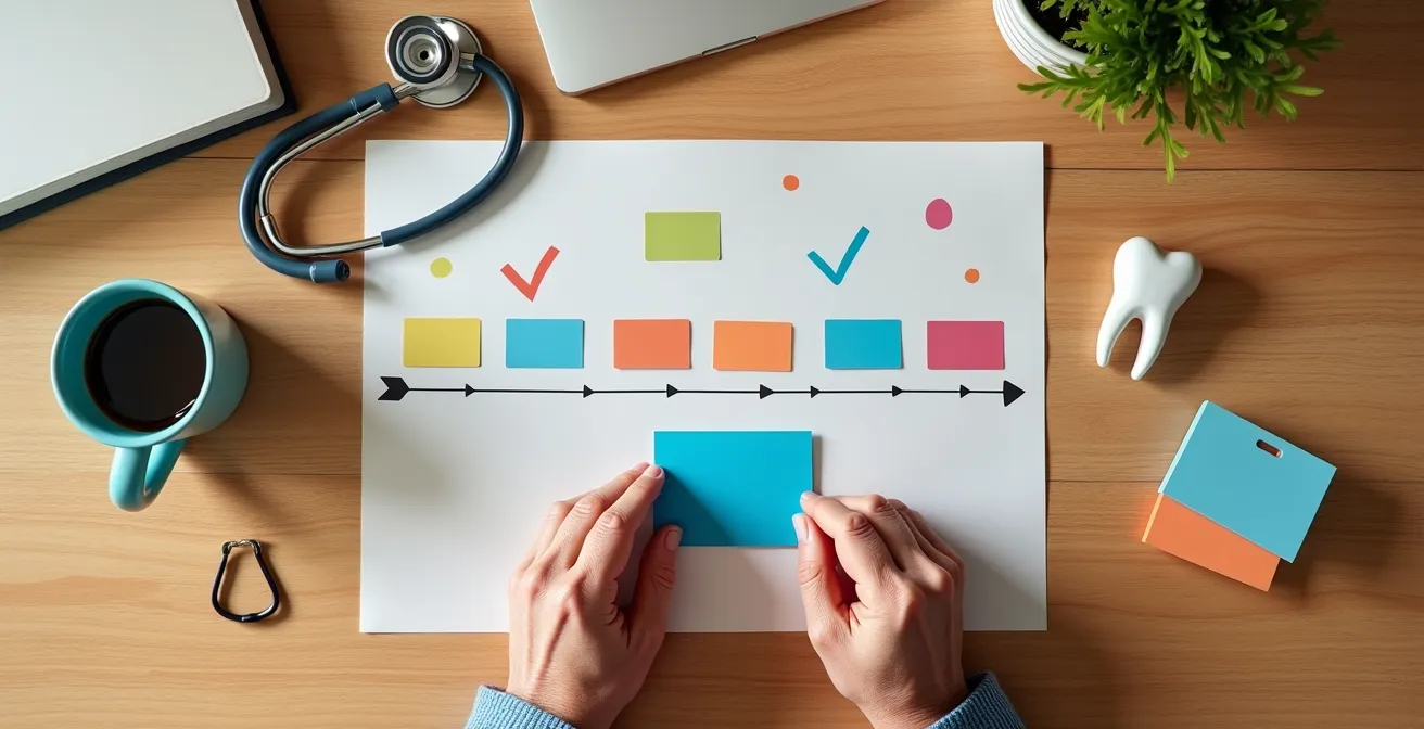 Calendrier annuel de prévention santé avec rappels de rendez-vous médicaux pour seniors