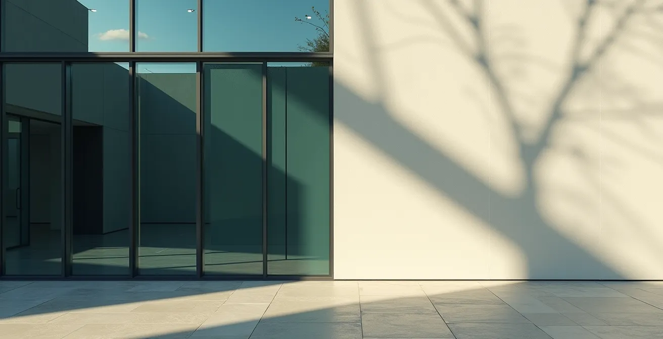 Représentation symbolique du démembrement de propriété avec des documents immobiliers et une calculatrice