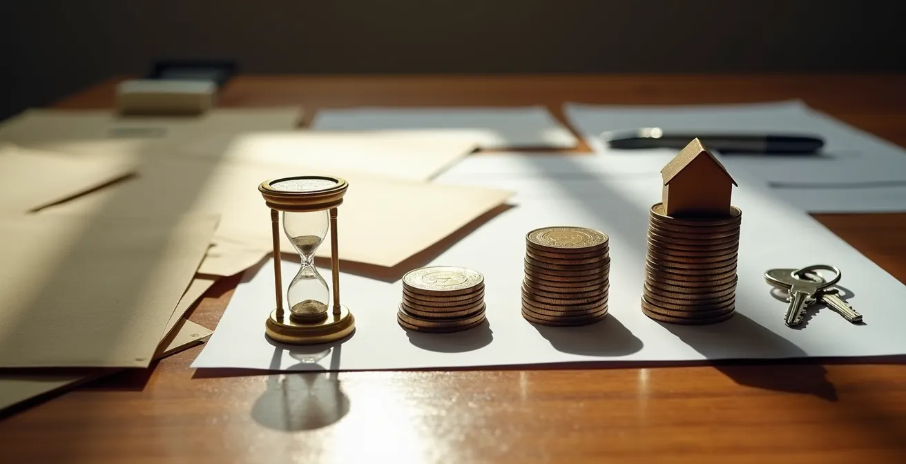 Frise chronologique visuelle du processus de préfinancement des aides à la rénovation